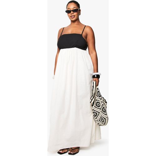 Grande Taille - Robe Longue Volantée - 44 - boohoo - Modalova