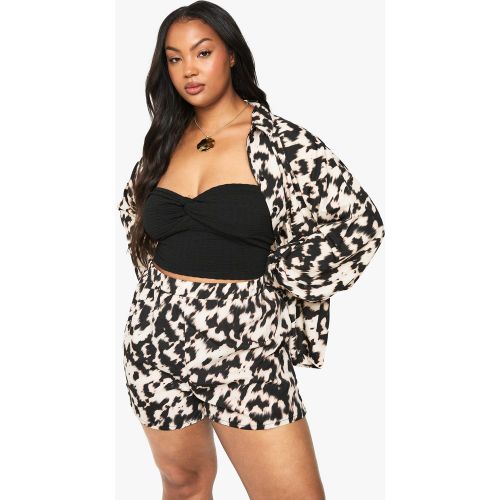 Grande Taille - Short À Taille Élastiquée - 44 - boohoo - Modalova