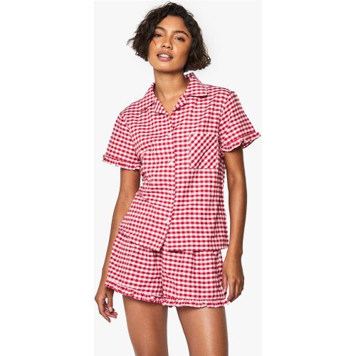 Tall" - Ensemble De Pyjama À Volants Et Short - 36 - boohoo - Modalova