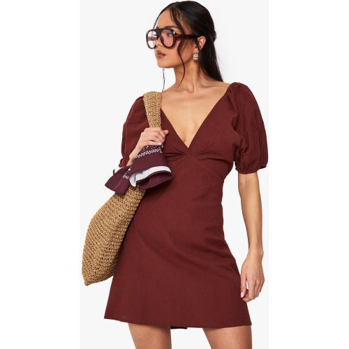 Robe Courte Nouée - 36 - boohoo - Modalova