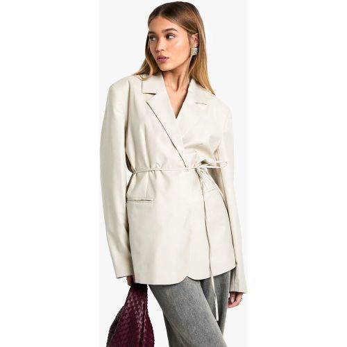 Blazer Long Oversize Noué - 38 - boohoo - Modalova