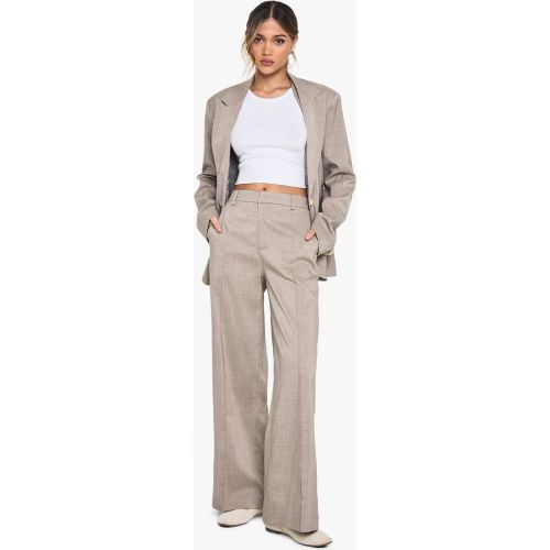 Pantalon Large De Costume À Coutures Apparentes - 36 - boohoo - Modalova