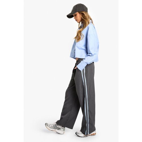 Pantalon À Bande Sur Le Côté - 34 - boohoo - Modalova