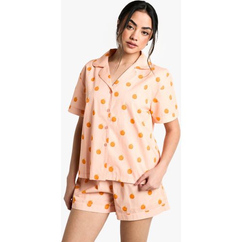 Ensemble De Pyjama À Manches Courtes Et Short - 34 - boohoo - Modalova