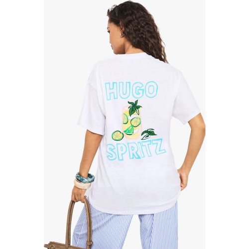 T-Shirt Imprimé - Blanc - S, Blanc - boohoo - Modalova