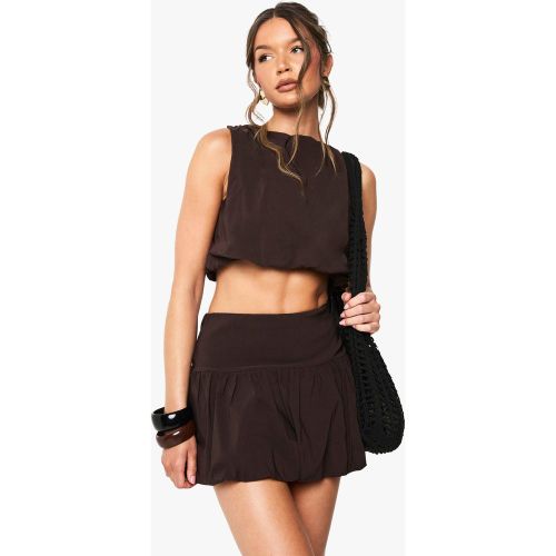 Mini-Jupe Texturée - 34 - boohoo - Modalova