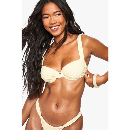 Haut De Maillot De Bain Basique - 34 - boohoo - Modalova