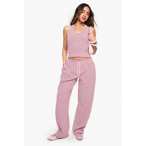 Pantalon Rayé Côtelé - S - boohoo - Modalova