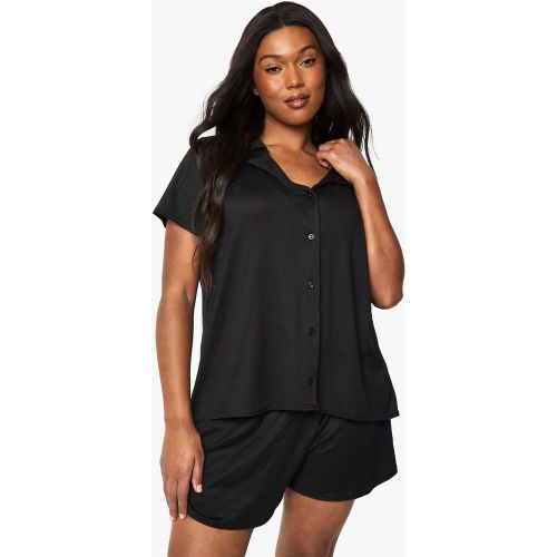 Grande Taille - Ensemble De Pyjama Avec Short - 44 - boohoo - Modalova