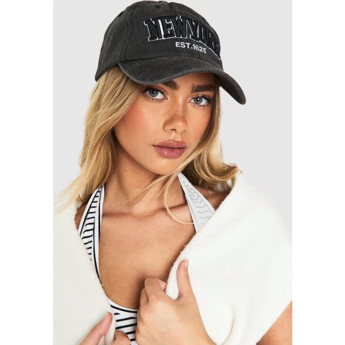 Casquette À Slogan New York - One Size - boohoo - Modalova