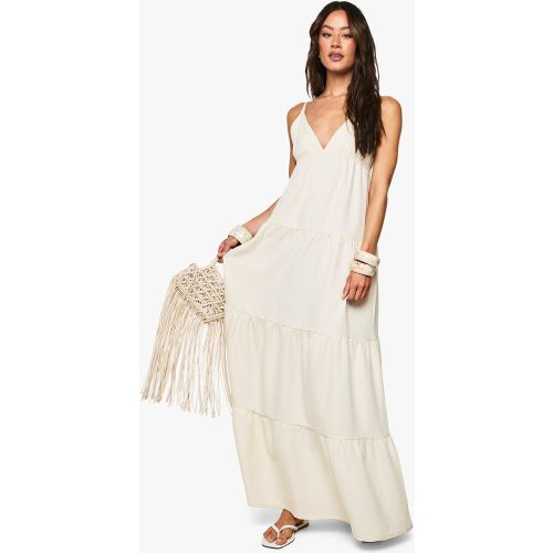 Tall" - Robe Longue Texturée - 36 - boohoo - Modalova