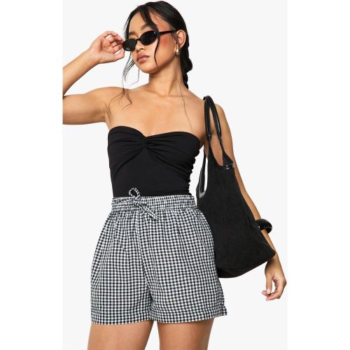 Short En Tissu Vichy - S - boohoo - Modalova