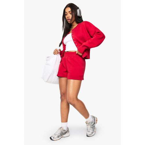 Survêtement À Empiècement Contrastant Avec Bomber Et Short - S - boohoo - Modalova