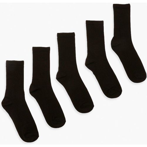 Lot De 5 Paires De Chaussettes De Sport - One Size - boohoo - Modalova