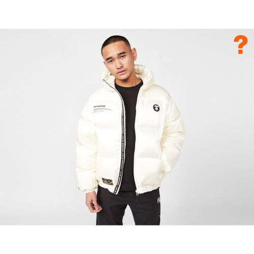Badge Down Puffer Jacket - AAPE By A Bathing Ape - Modalova