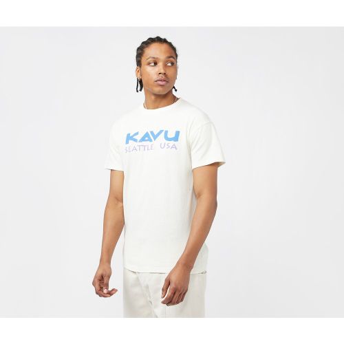 Kavu Spellout T-Shirt, White - Kavu - Modalova