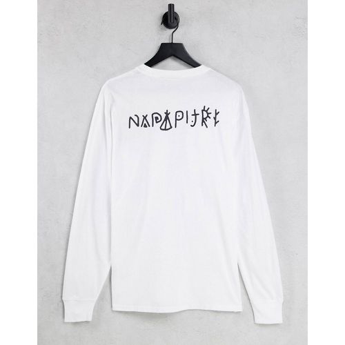 Yoik - T-shirt imprimé dans le dos à manches longues - Napapijri - Modalova