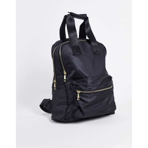 Sac à dos en nylon recyclé mélangé à poches multiples et compartiment pour ordinateur - ASOS DESIGN - Modalova