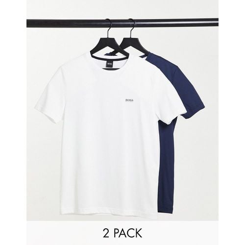 BOSS - Athleisure - Lot de 2 t-shirts - Blanc et bleu - BOSS Athleisure - Modalova