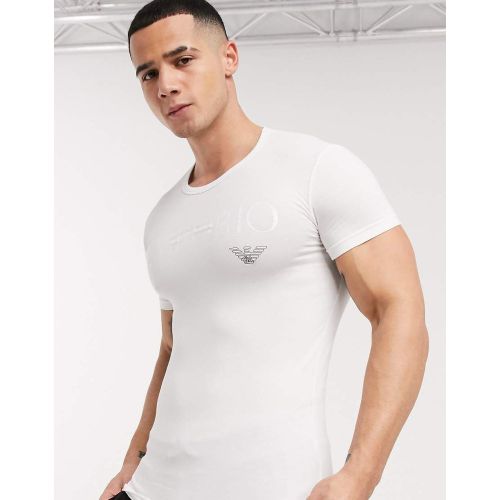 Emporio Armani - Loungewear - T-shirt confort avec logo texte - Emporio Armani Bodywear - Modalova