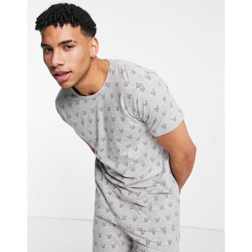 Lyle & Scott - Bodywear - Ensemble confort à imprimé logo - clair chiné - Lyle & Scott Bodywear - Modalova