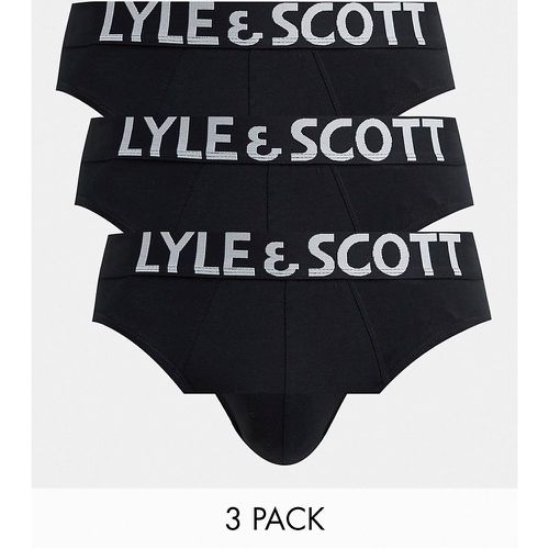 Lyle & Scott - Bodywear - Lot de 3 slips avec bande à logo contrastante - Lyle & Scott Bodywear - Modalova