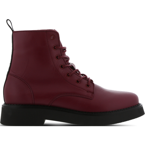 Lace Up Flat Chaussures - Rouge - Taille: 36 - Cuir - Foot Locker - Tommy Jeans - Modalova