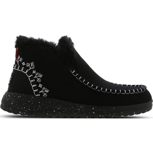 Denny Faux Shearling Chaussures - Blanc - Taille: 37 - Cuir - Foot Locker - HEYDUDE - Modalova