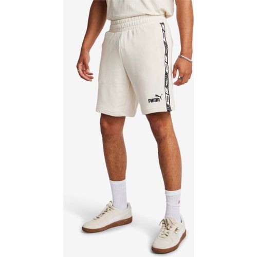 Essentials+ Tape Shorts - Blanc - Taille: XS - Coton molletonné - Foot Locker - Puma - Modalova