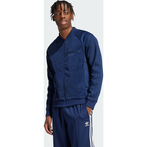 Sst Vestes Zippees - Bleu - Taille: XS - Poly Jersey - Foot Locker - Adidas - Modalova