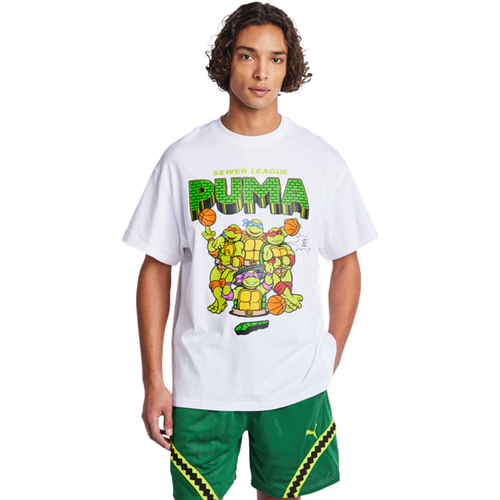 Tmnt Tee Ii T-Shirts - Blanc - Taille: S - Foot Locker - Puma - Modalova