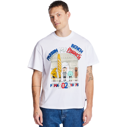 Classics - T-Shirts, Blanc - Taille M - Jersey de coton - Puma - Modalova