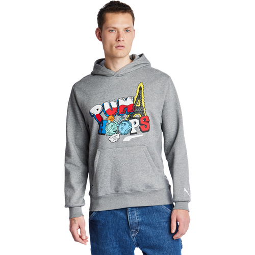 Classics Sweats à capuche - Gris - Taille: L - Polaire de coton - Foot Locker - Puma - Modalova