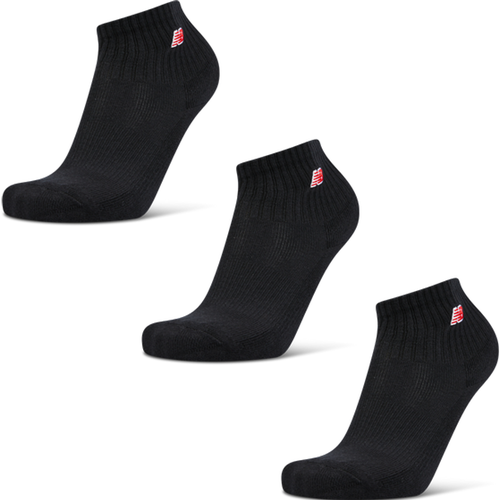 Quarter 3 Pack Unisexe Chaussettes - Noir - Taille: 35-38 - Foot Locker - New Balance - Modalova