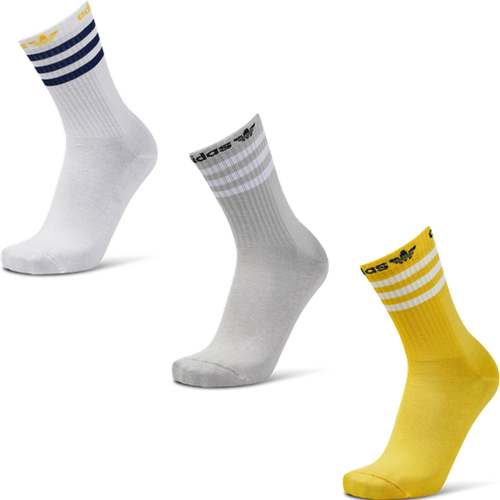 Crew 3 Pack Unisexe - Chaussettes, Gris - Taille 37-39 - Coton - Adidas - Modalova