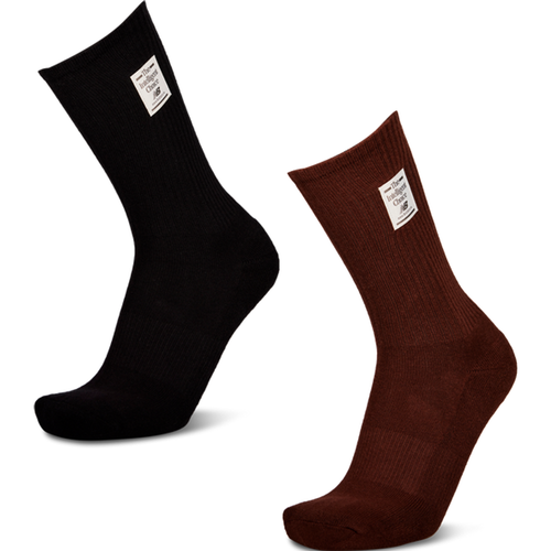 Crew 2 Pack Unisexe Chaussettes - Marron - Taille: 35-38 - Coton - Foot Locker - New Balance - Modalova