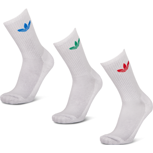 Mid Cut Crew 3 Pack Unisexe - Chaussettes, Bleu - Taille 37-39 - Adidas - Modalova