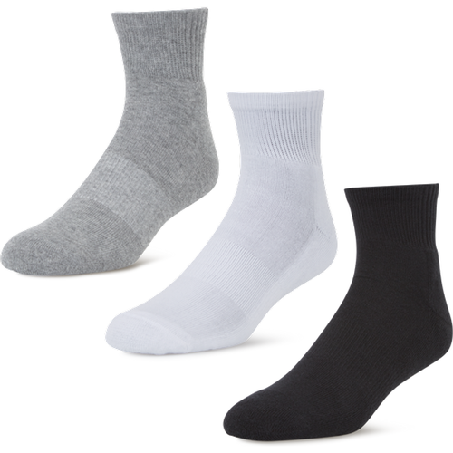 Pack Active Dry Quarter Unisexe Chaussettes - Gris - Taille: 27-34 - Foot Locker - Modalova