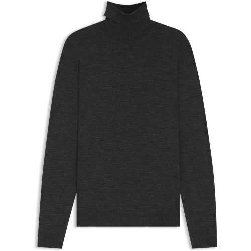 Pull Regular à col roulé en laine mérinos - Boss - Modalova
