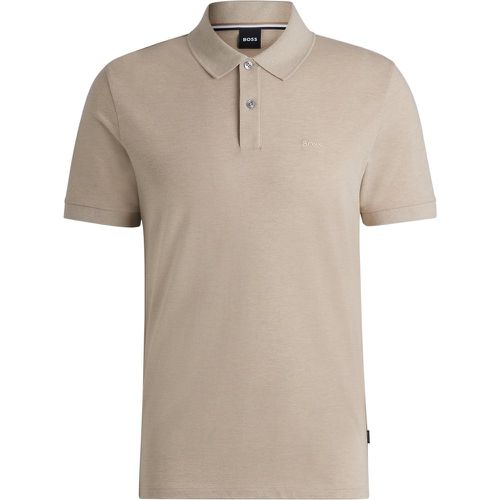 Pallas Polo Regular en coton avec logo brodé - Boss - Modalova