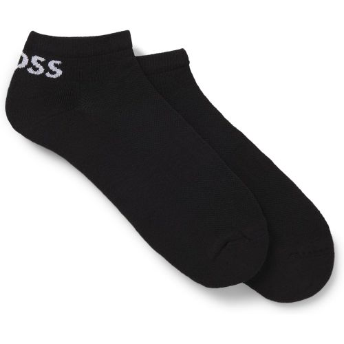 Lot de deux paires de chaussettes longueur cheville en tissu stretch - Boss - Modalova