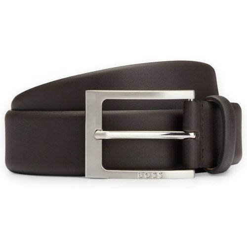 Ceinture en cuir nappa avec boucle à ardillon - Boss - Modalova