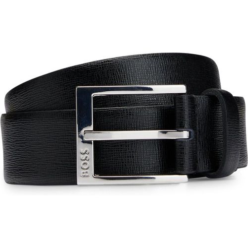 Ceinture en cuir italien avec boucle logo - Boss - Modalova