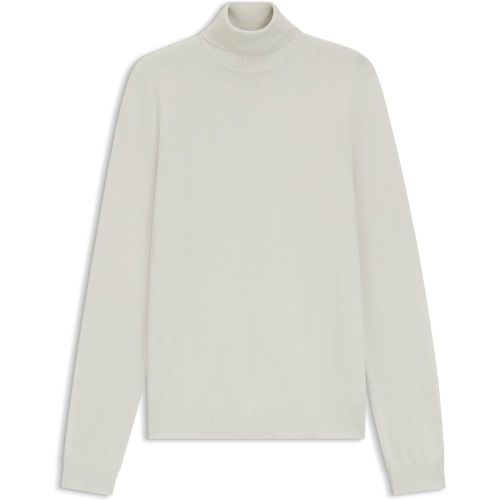 Pull Regular à col roulé en laine vierge - HUGO - Modalova