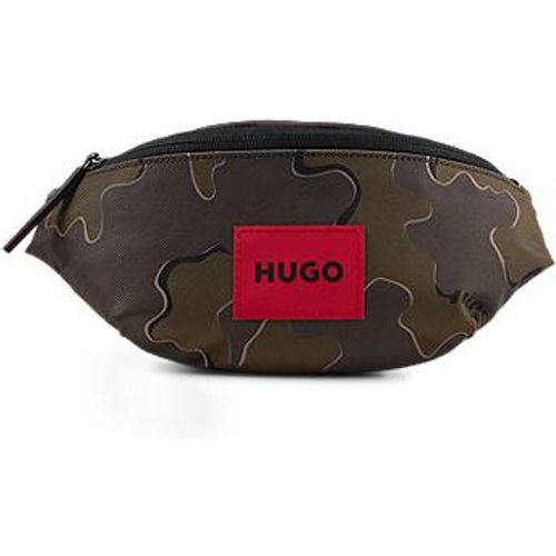 Sac ceinture en tissu recyclé à logo et imprimé camouflage - HUGO - Modalova