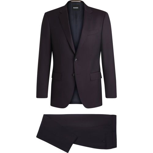 Costume Slim Fit en sergé de laine vierge performant - Boss - Modalova