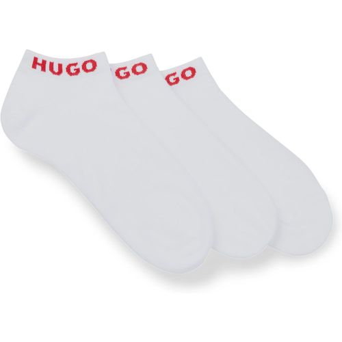Lot de trois paires de chaussettes en coton mélangé - HUGO - Modalova