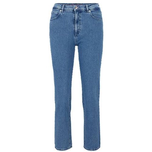 Jean Regular Fit taille haute en denim stretch - HUGO - Modalova