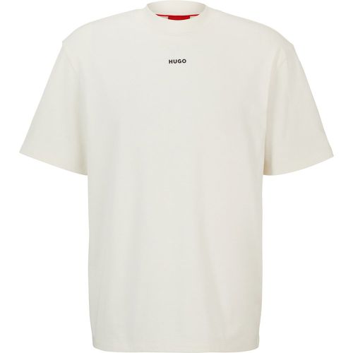 T-shirt décontracté en coton à logo imprimé - HUGO - Modalova