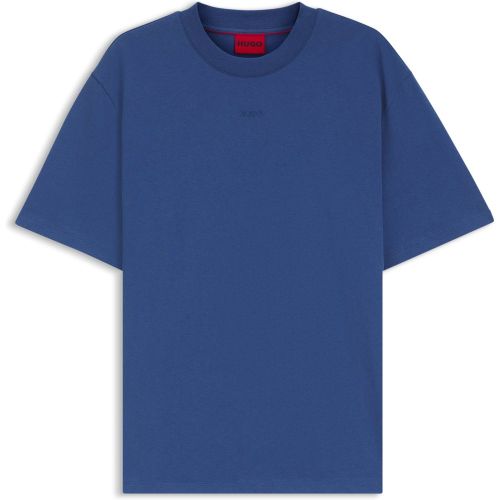 T-shirt décontracté en coton à logo imprimé - HUGO - Modalova